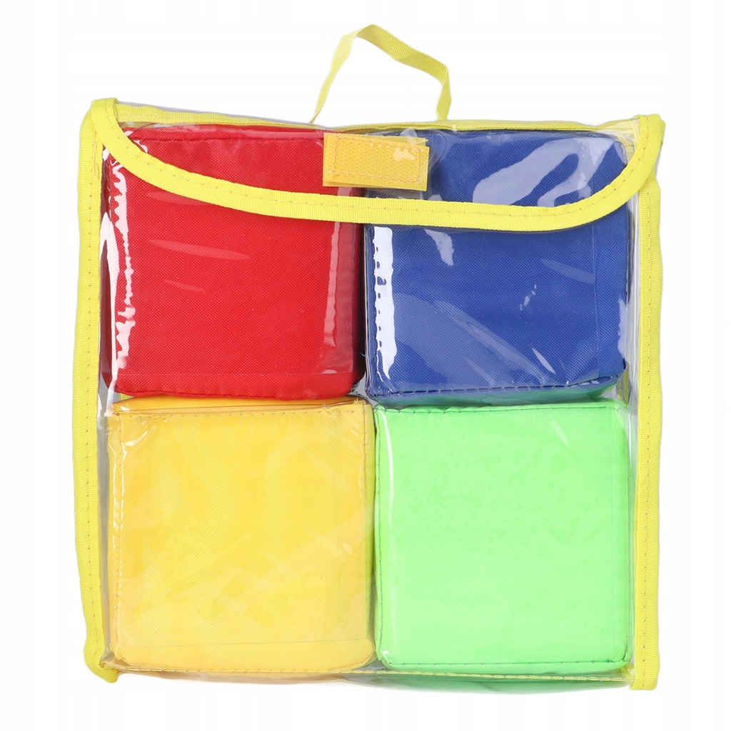 4 SZT. ZESTAW KOSTKA EDUKACYJNA 10 CM