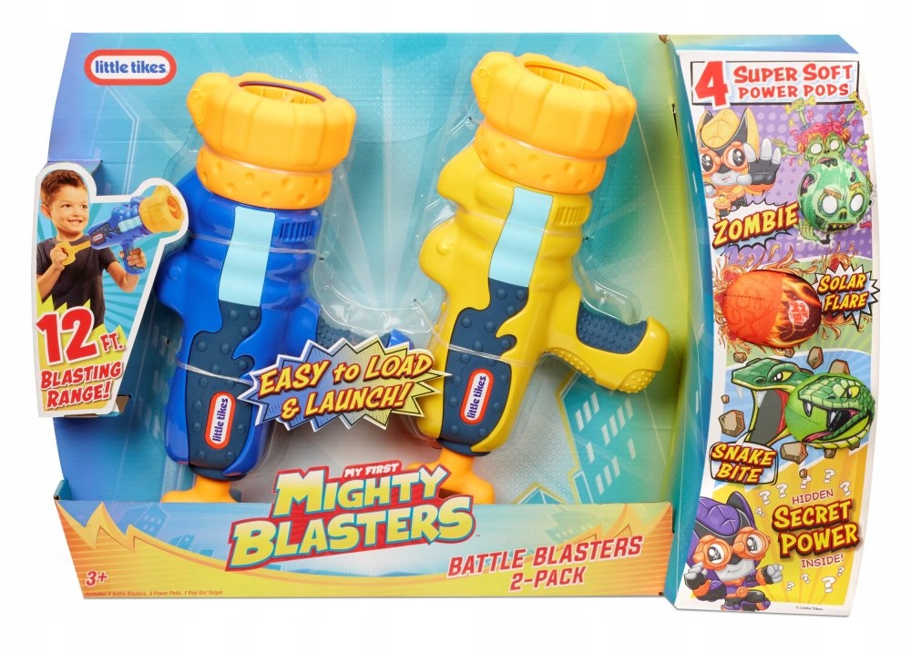 LITTLE TIKES ZESTAW MIOTACZE 4 MIĘKKIE KULE 2 PAK
