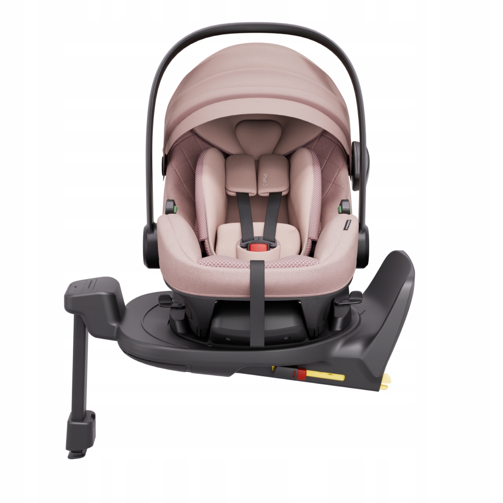 Fotelik samochodowy Avionaut Pixel 3 0-13kg Pink z bazą obrotową IQ Orbit