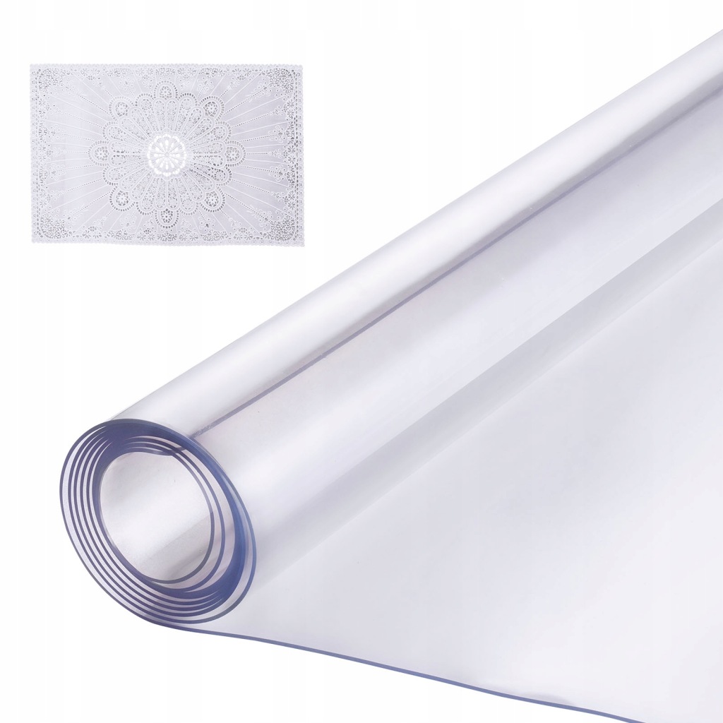 Obrus 914x1372MM I Grubości 1,5MM Przezroczysty Prostokąt Waga 2,4KG