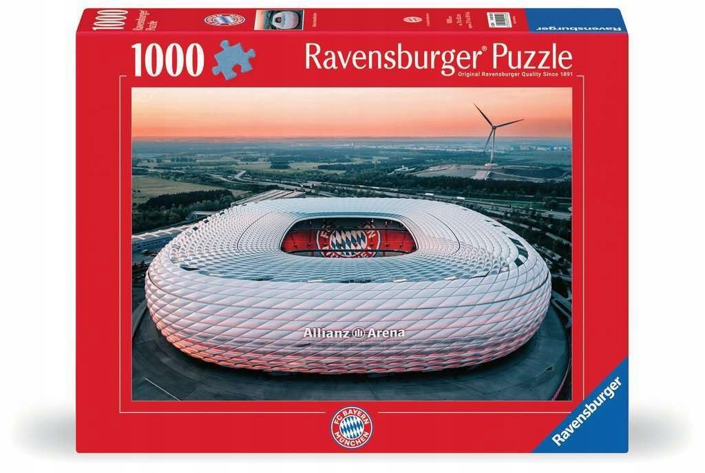 RAVENSBURGER Puzzle Allianz Arena Monachium 1000 Elementów
