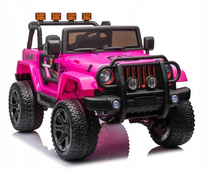 MEGA JEEP 4X4 Z REDUKTOREM NAPĘDU EXCLUSIVE 24 V, 480 WAT, WOLNY START,MIĘK