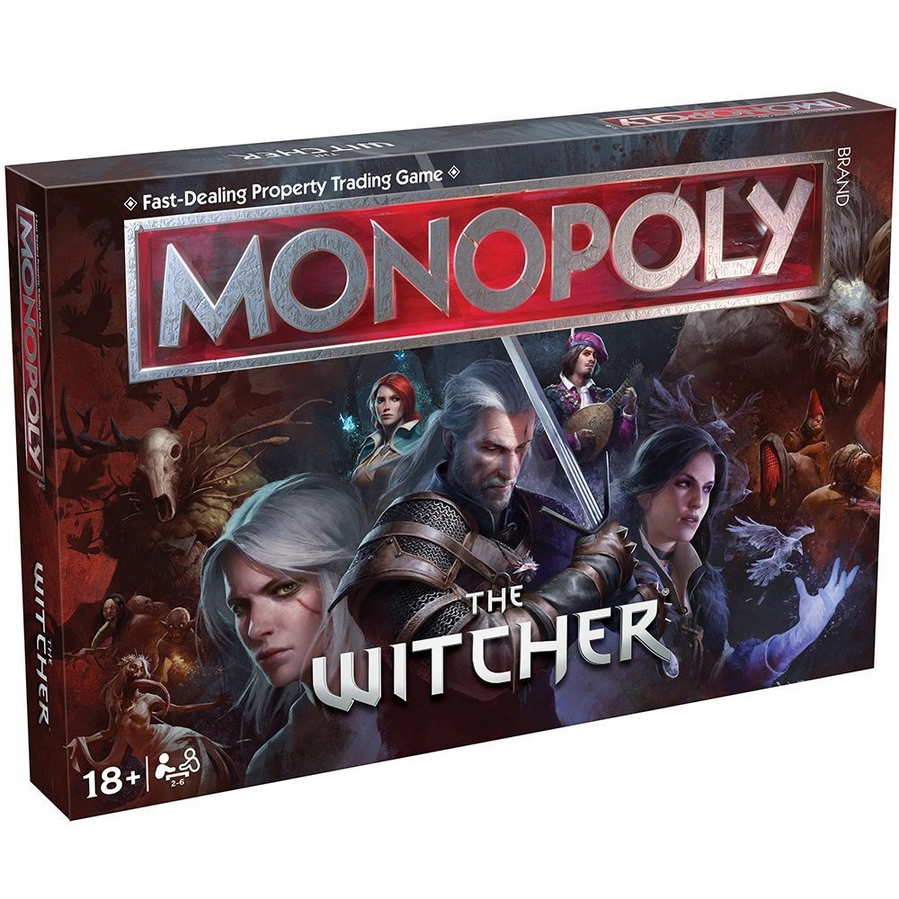 Winning Moves Monopoly WIEDŹMIN (Witcher) - wersja angielska