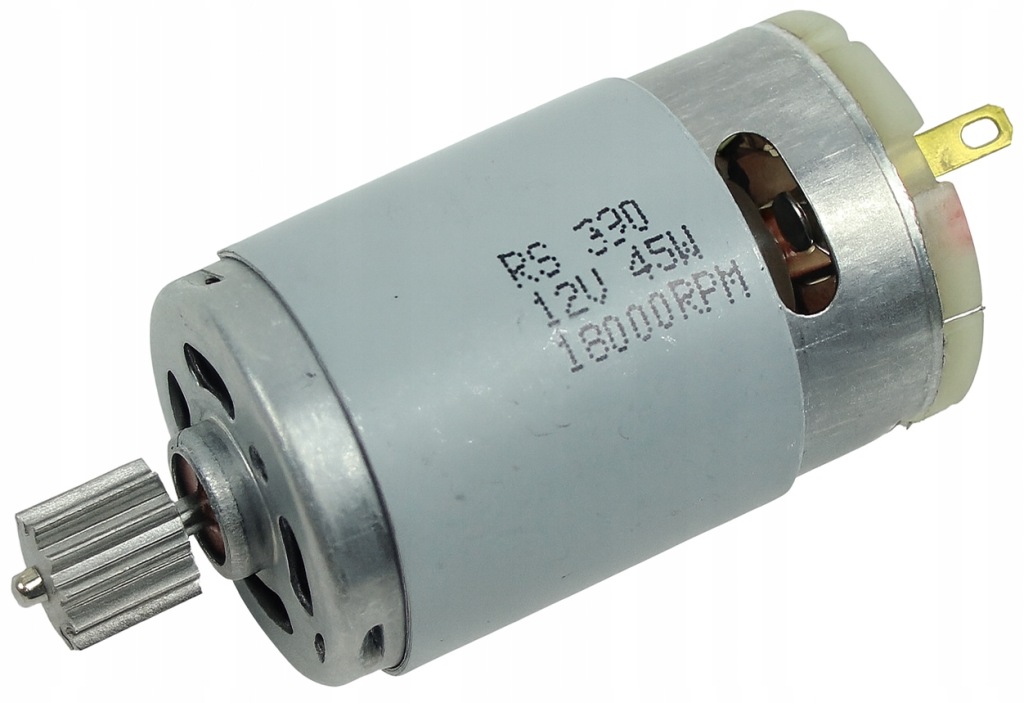 SILNIK, SILNICZEK 12V 18000 + kable + wtyczka, model 390