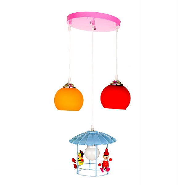 Lampa sufitowa Brillo E27 wielokolorowy