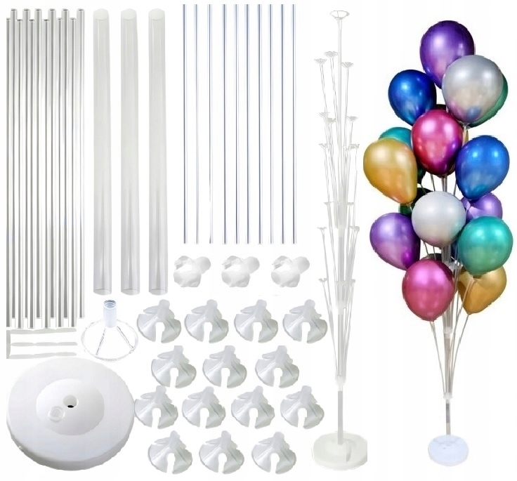 Stojak Na Balony Stelaż Do Balonów 160cm Duży Stojak Komunia Na Urodziny