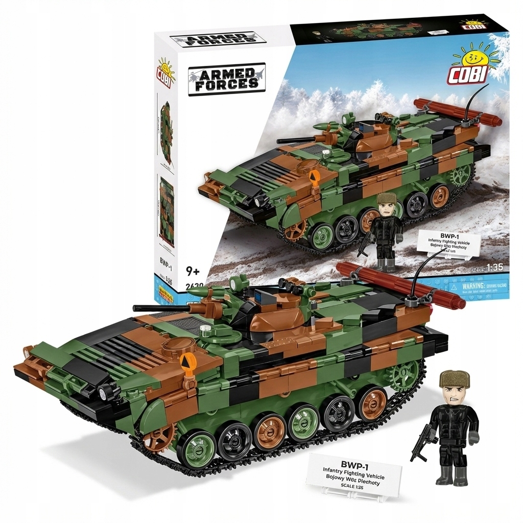 Klocki Cobi 2630 polski bojowy wóz piechoty BWP-1 752 el.