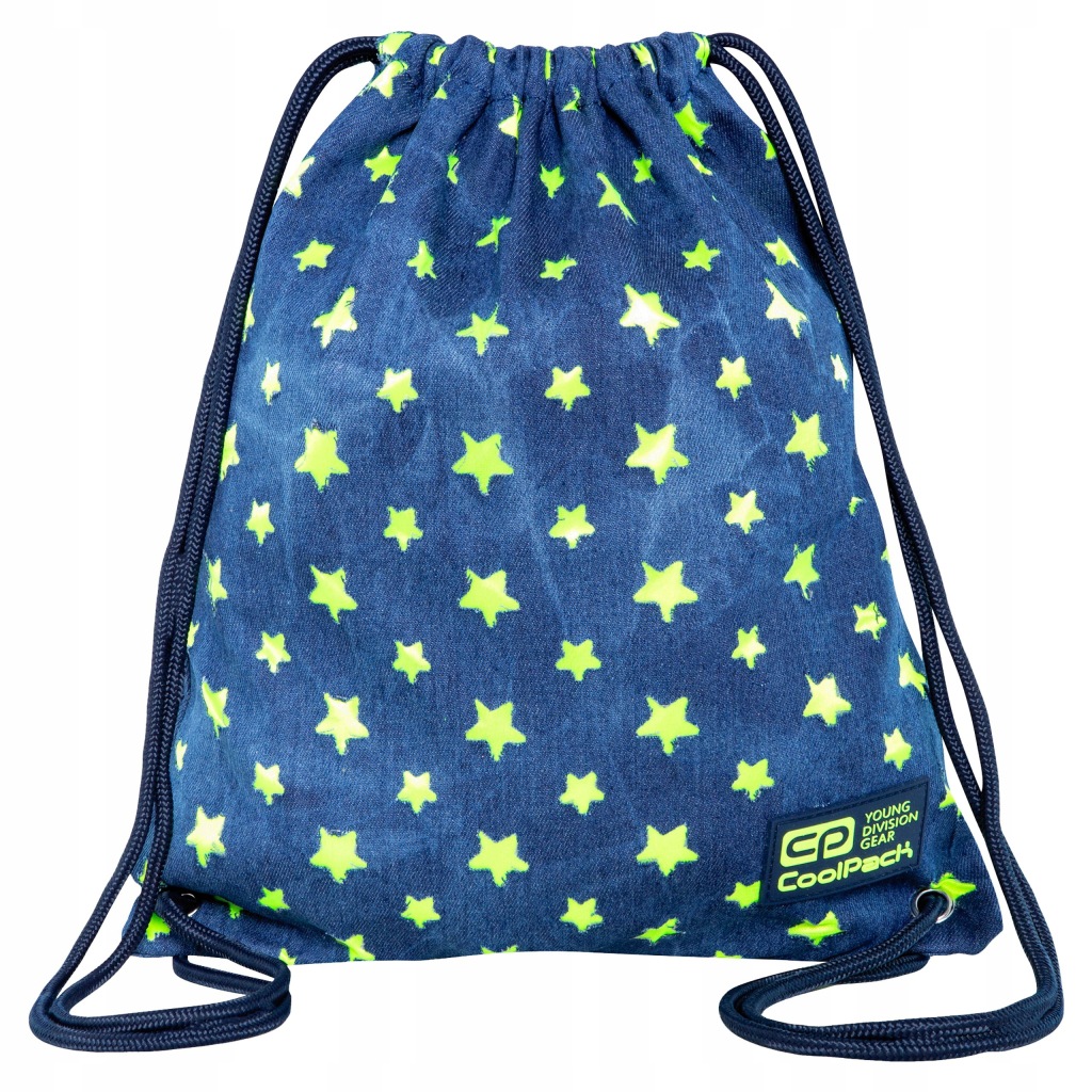 COOLPACK WOREK SZKOLNY NA OBUWIE DLA DZIEWCZYNKI YELLOW STARS DENIM