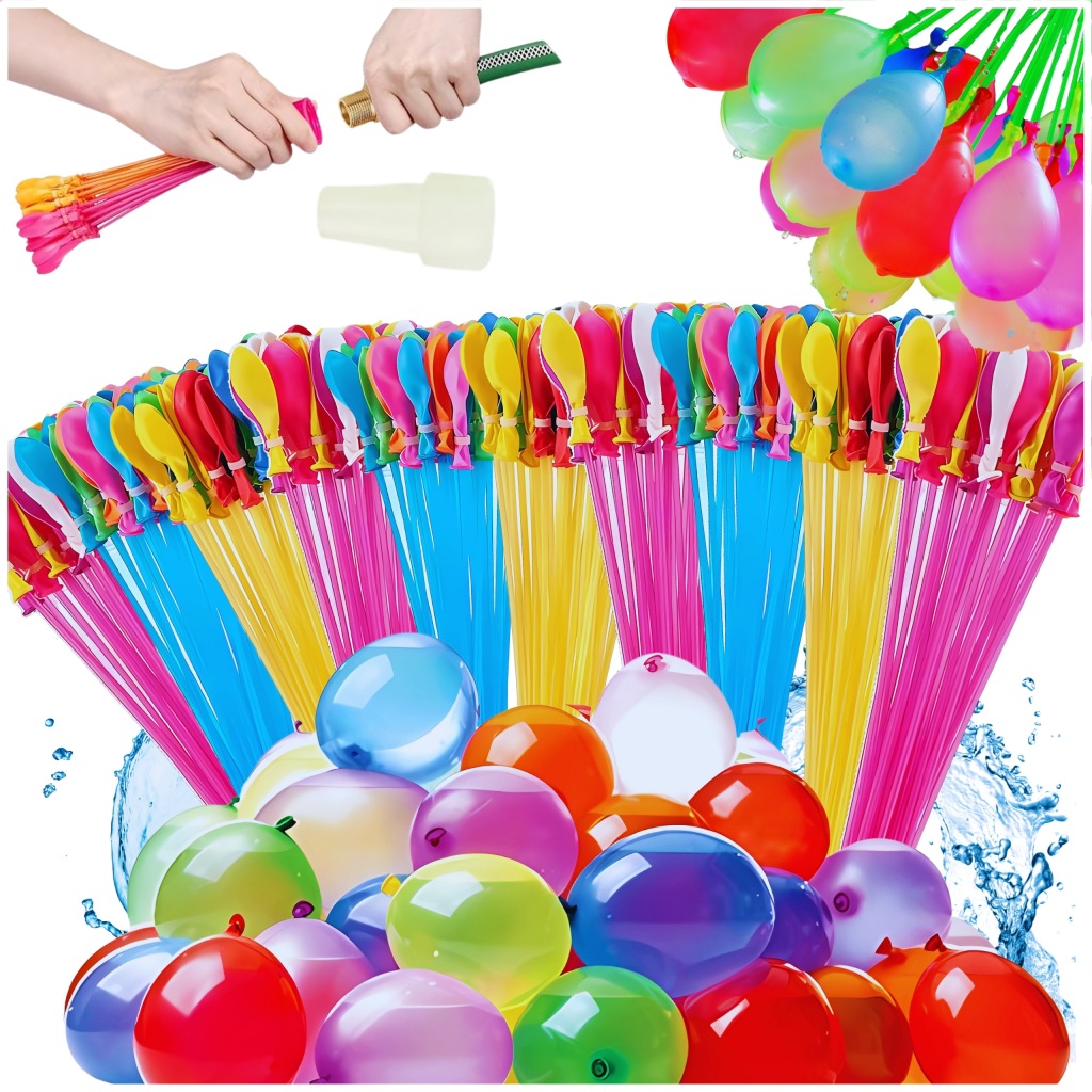 BALONY NA WODĘ BOMBY WODNE AUTOMATYCZNE SAMOZAMYKAJĄCE + GWINT ZESTAW 1110