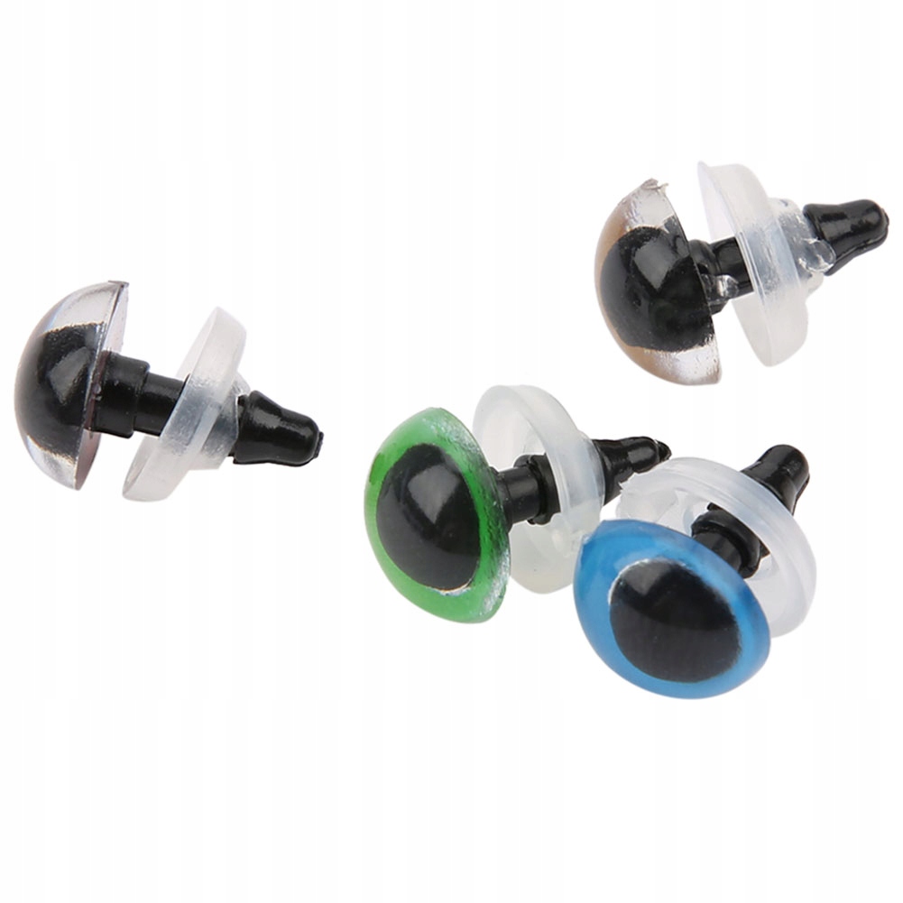 100 sztuk 10mm kolorowe plastikowe oczy ochronne dla misia lalka 8F