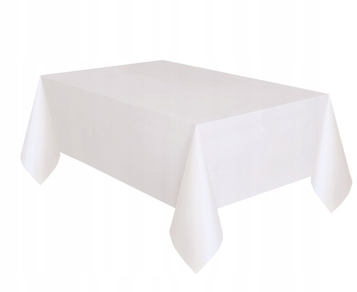 Obrus Unique plamoodporny biały prostokątny 274 x 137 cm cerata