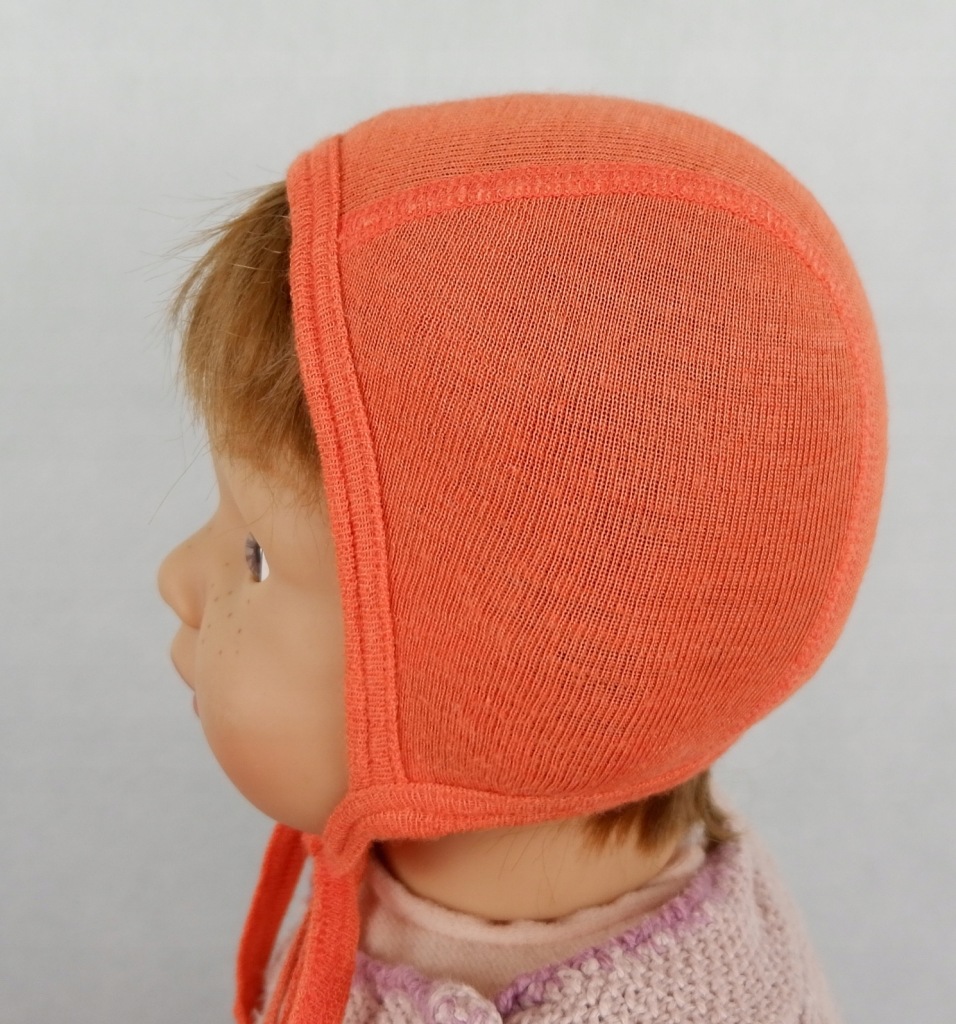 NOSTEBARN czapka bonetka wełna jedwab MERINO WOOL SILK 50 56 ideal