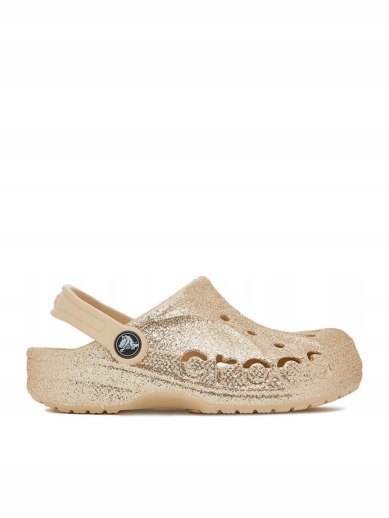 Crocs klapki dziecięce tworzywo sztuczne złoty rozmiar 32-33