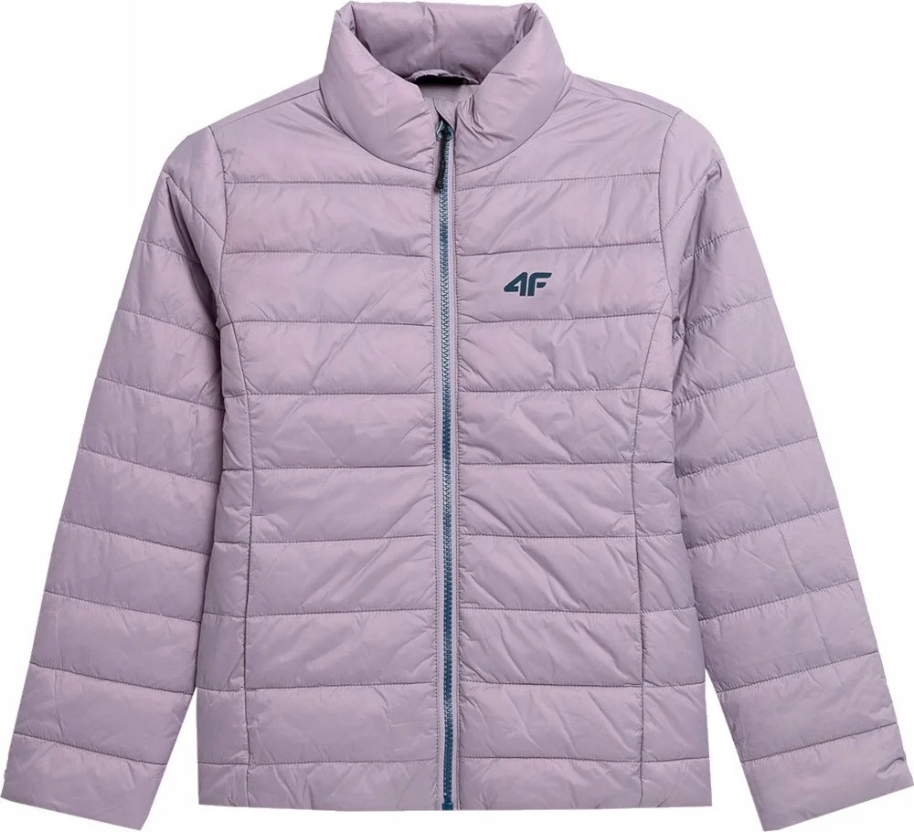 KURTKA PUCHOWA DLA DZIEWCZYNKI 4F FIOLETOWA 4FJSS23TDJAF073 52S r 152cm
