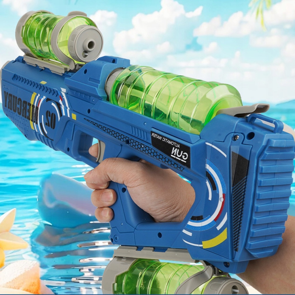 PISTOLET NA WODĘ ELEKTRYCZNY IDEALNE NA IMPREZY PRZY BASENIE PLAŻY ZABAWA
