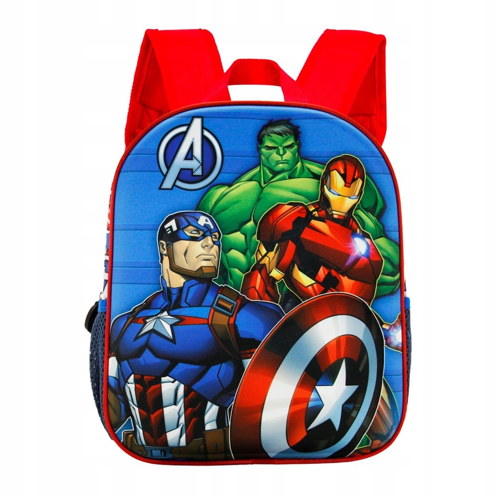 Plecak przedszkolny Karactermania Avengers jednokomorowy wielokolorowy