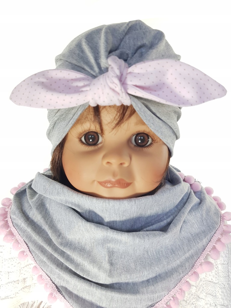 Kamis czapka turban dziecięca 98