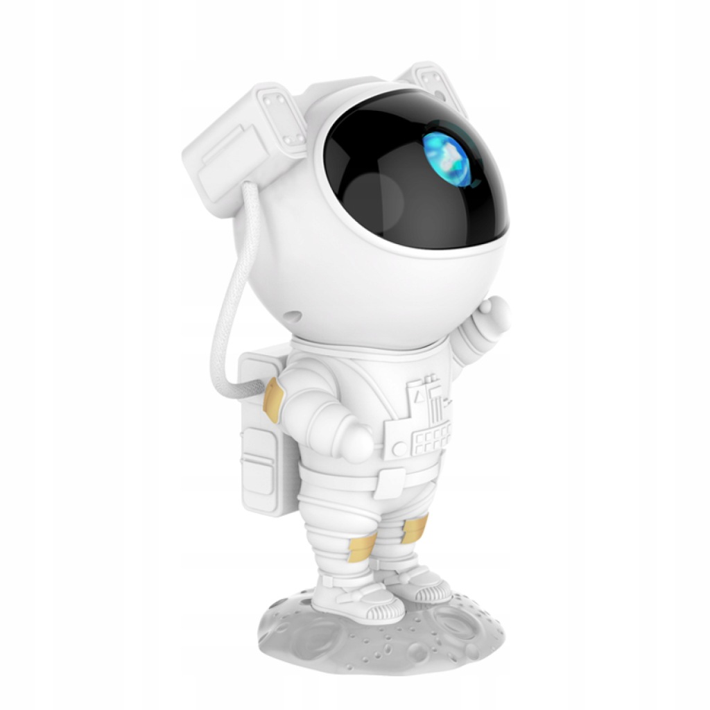 Lampka projektor gwiazd Revento astronauta biały