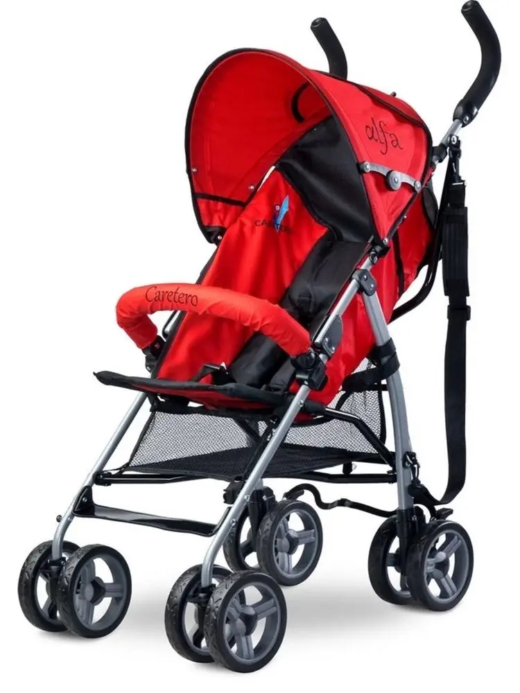 Wózek spacerowy Caretero Alfa Red