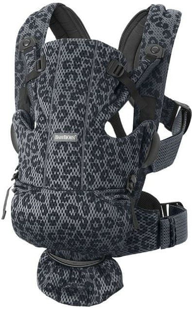 Nosidełko BabyBjorn Move 3D Mesh Antracyt / Leopard