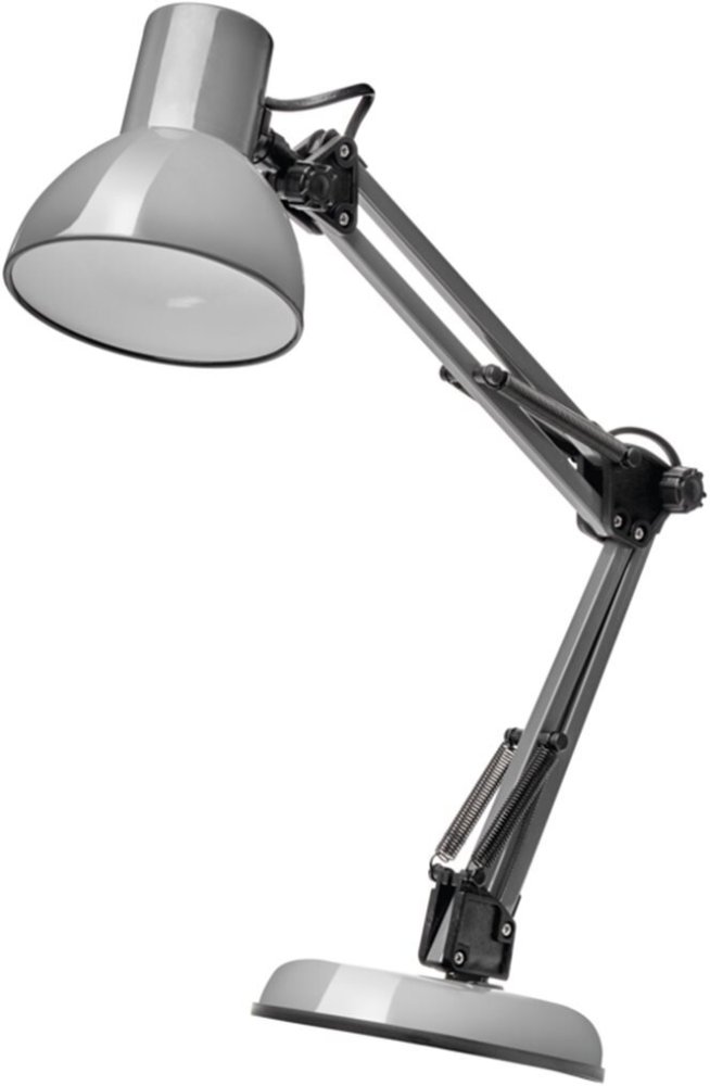 Lampka biurkowa Emos szary 0 W