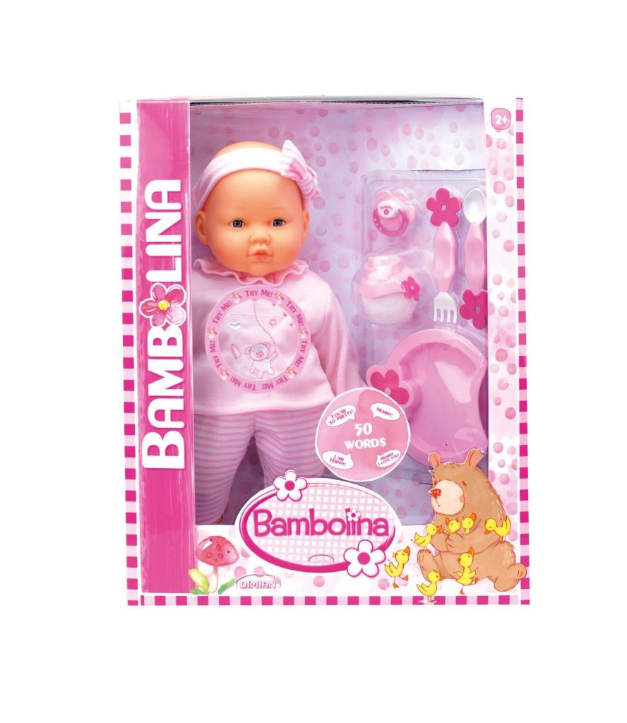 Alltoys Lalka Bambolina Rose mówiąca 50 słów
