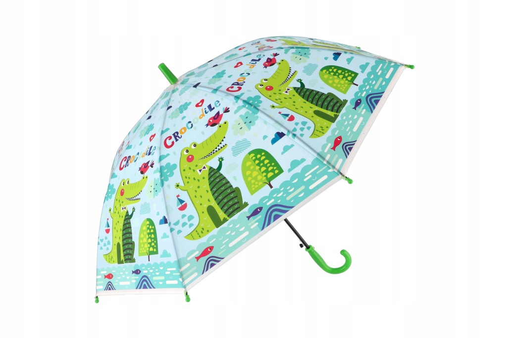 Wystrzałowy Kolorowy Parasol dla Dzieci 66cm - Łatwy w Noszeniu, 6-ramienny