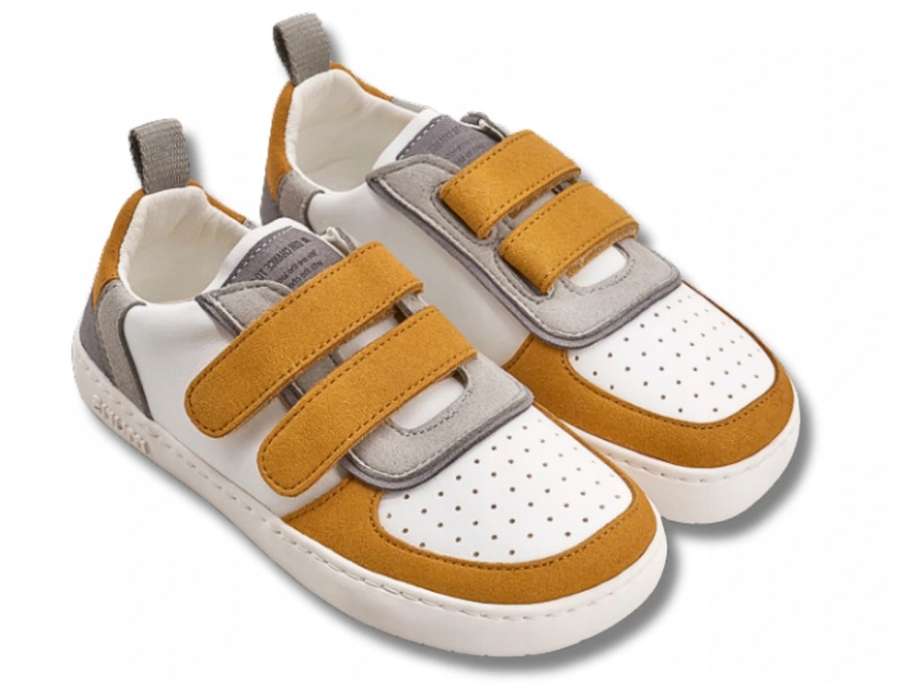 Dziecięce buty barefoot całoroczne MURIS, PETRA Junior, Mustard Rozmiar: 34