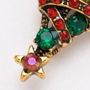 Zdjęcie oferty: Broszka, Gwiazdka, choinka łańcuch ziel, czerw