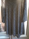 Zdjęcie oferty: TUNIKA -BLUZKA ASYMETRYCZNA POPIELATA Z SREBRNĄ NITKĄ 46/48