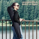 Zdjęcie oferty: AMHANCIBLE Zestaw 2 Krzeseł Kempingowych Składanych Z Uchwytem Czarne