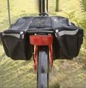 Zdjęcie oferty: Torba sakwa rowerowa na bagażnik rower 25l + odblaski | Podwójna Pojemna