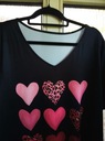 Zdjęcie oferty: BLUZKA KOLOROWE SERDUSZKA LEKKA 46/48 SHEIN NOWA Z METKĄ