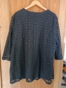 Zdjęcie oferty: czarna koronkowa bluzka XLNT rozm.2XL cekiny