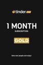 Zdjęcie oferty: Karta podarunkowa Tinder Gold – 1 miesiąc