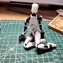 Zdjęcie oferty: Wieloprzegubowy ruchomy robot Drukowany manekin 3D Misiek_3D_PL 13 Dummy