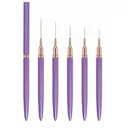 Zdjęcie oferty: PROFESJONALNE PĘDZELKI DO ZDOBIEŃ PAZNOKCI 5szt MANICURE HYBRYDA ŻEL