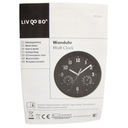 Zdjęcie oferty: ZEGAREK ZEGAR ŚCIENNY ZEGAR NA ŚCIANĘ BIAŁY 25 cm termometr / higrometr