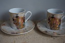 Zdjęcie oferty: GOEBEL Gustav Klimt filiżanki espresso 2szt. KOMPLET ARTIS ORBIS POCAŁUNEK