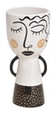 Zdjęcie oferty: Ceramiczny czarny złoty wazon kobieta twarz jak Home&You 20 cm