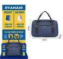 Zdjęcie oferty: TORBA Bagaż Podręczny DO SAMOLOTU RYANAIR 40x20x25 POJEMNA KIESZENIE UCHWYT