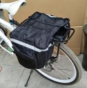Zdjęcie oferty: Torba sakwa rowerowa na bagażnik rower 25l + odblaski | Podwójna Pojemna