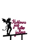 Zdjęcie oferty: topper na tort dekoracja urodziny KRÓLOWA JEST TYLKO JEDNA!!!