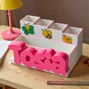 Zdjęcie oferty: Organizer na biurko kredki WYBIERZ IMIE dla dziewczynki dziecka. Bajkowy