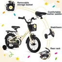 Zdjęcie oferty: Glerc BUBBLE rower dziecięcy 12 cali z koszykiem i kółkami 3-8 lat