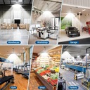 Zdjęcie oferty: Lampy sufitowe wiszące LED 4 szt. 100W 10000LM oświetlenie garażowe UFO