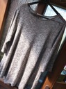Zdjęcie oferty: TUNIKA -BLUZKA ASYMETRYCZNA POPIELATA Z SREBRNĄ NITKĄ 46/48