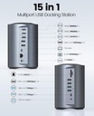Zdjęcie oferty: Stacja dokująca 15w1 koncentrator USB HDMI PD SD/TF PD 3xLCD ORICO CDH-YD3