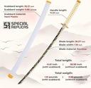 Zdjęcie oferty: Bambusowy miecz Anime Katana Demon Slayer 105cm Agatsuma Zenitsus JT10653