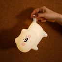 Zdjęcie oferty: Lampka nocna USB ściemniana dotykiem do pokoju kształt kotek biały